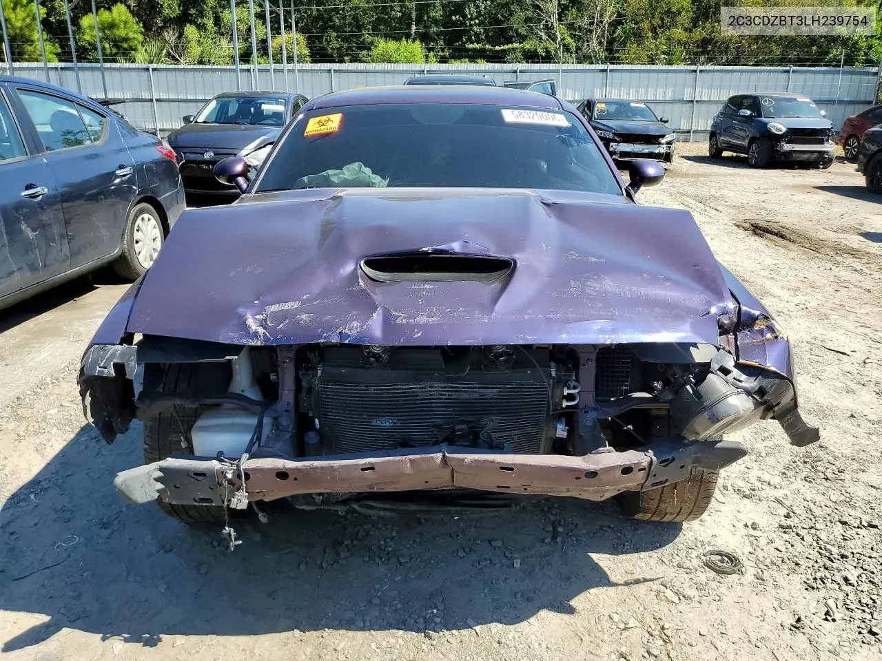 2020 Dodge Challenger R/T VIN: 2C3CDZBT3LH239754 Lot: 58320006