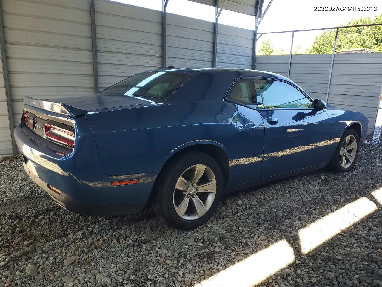 2021 Dodge Challenger Sxt VIN: 2C3CDZAG4MH503313 Lot: 55743626