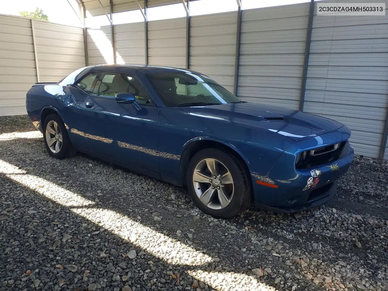 2021 Dodge Challenger Sxt VIN: 2C3CDZAG4MH503313 Lot: 55743626