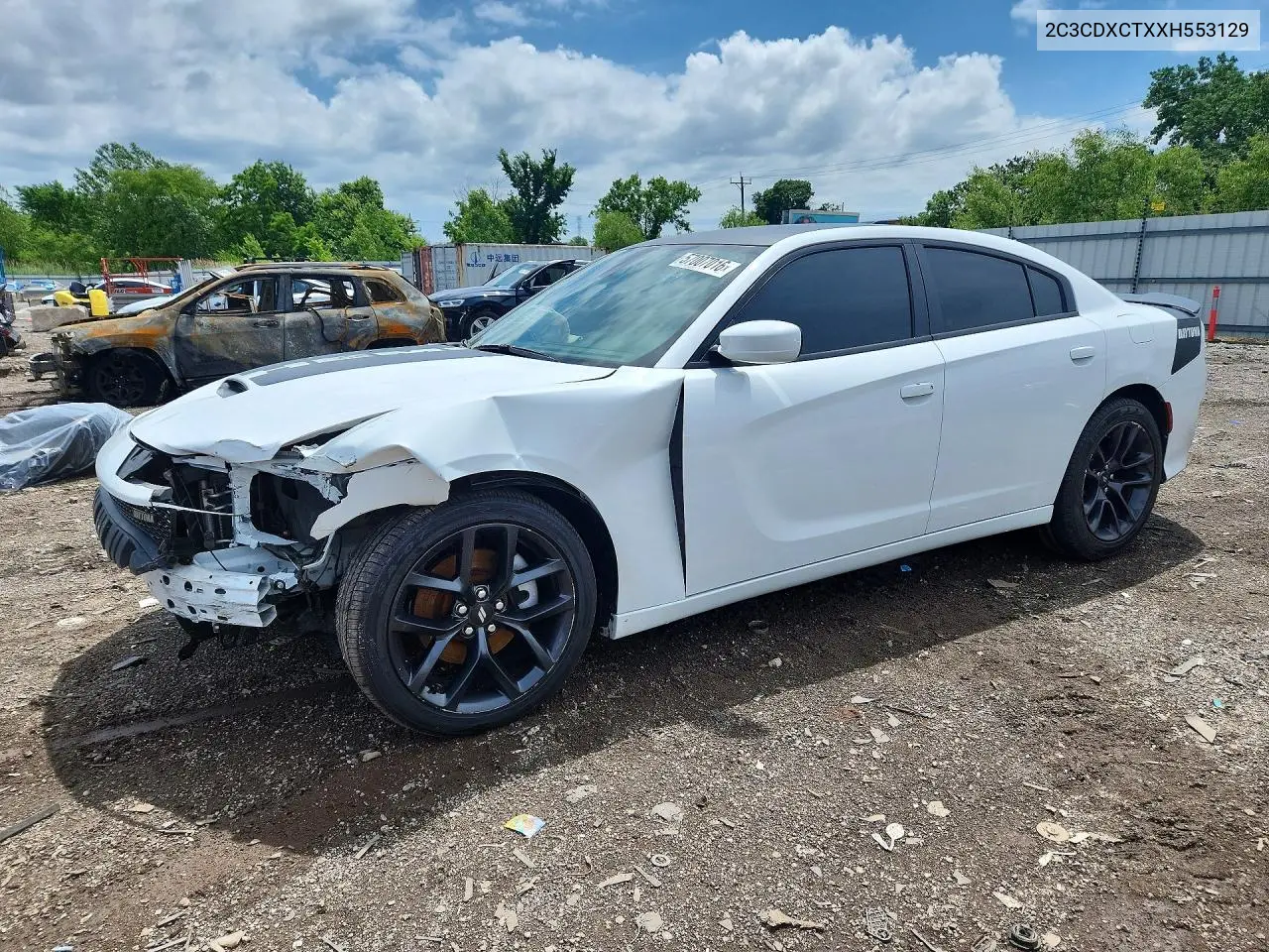 2021 Dodge Charger Gt VIN: 2C3CDXCTXMH553129 Lot: 57007016