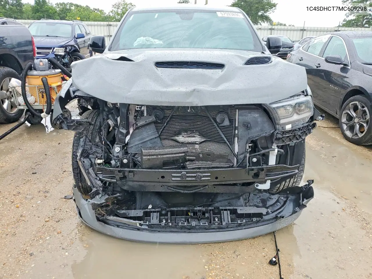 2021 Dodge Durango R VIN: 1C4SDHCT7MC609298 Lot: 57593696