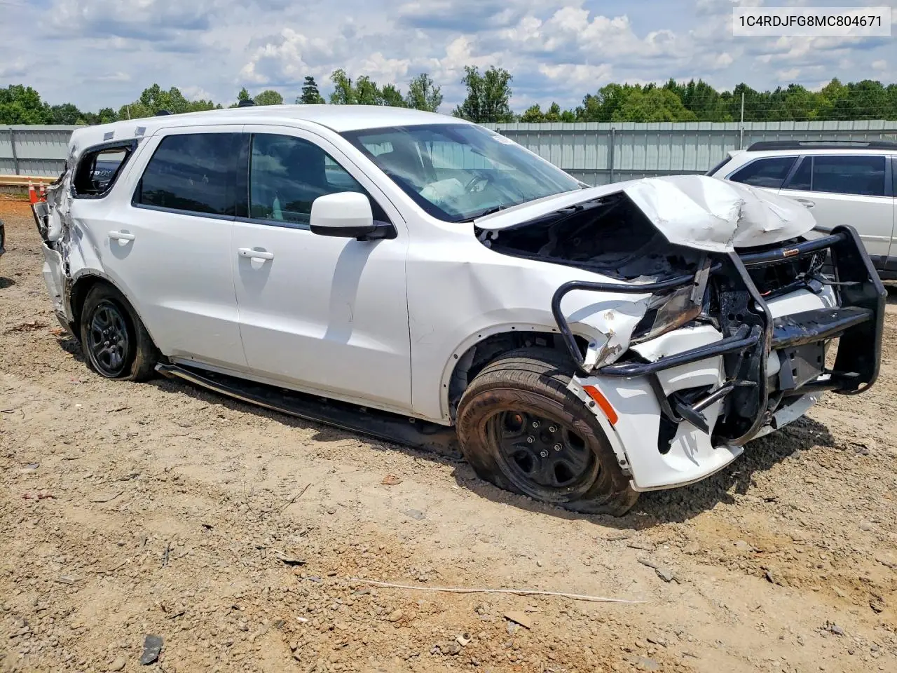 2021 Dodge Durango Pursuit VIN: 1C4RDJFG8MC804671 Lot: 57931596