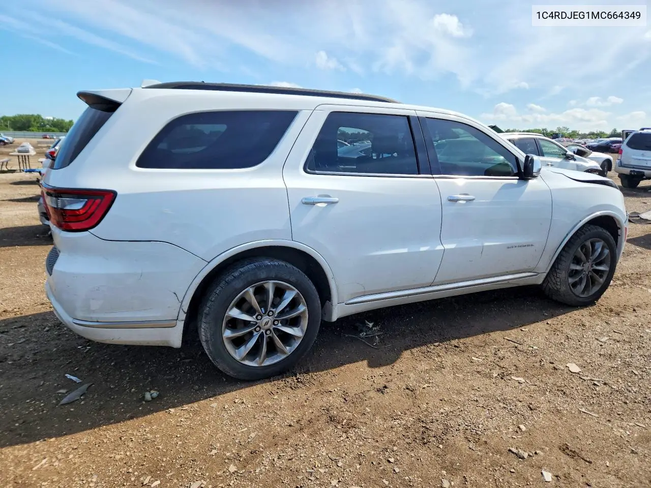 2021 Dodge Durango Citadel VIN: 1C4RDJEG1MC664349 Lot: 58027066