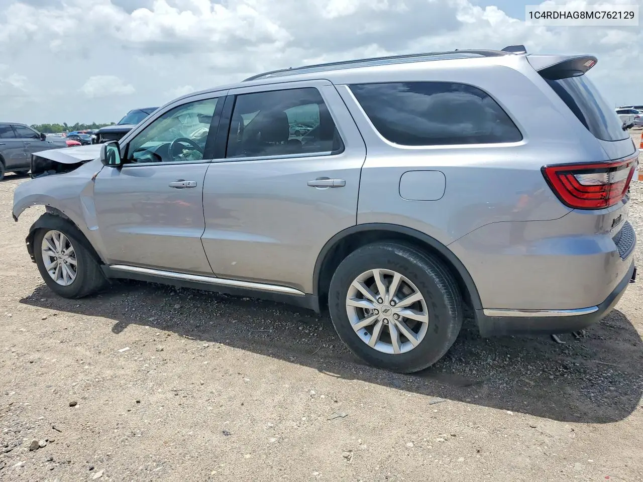 2021 Dodge Durango Sxt VIN: 1C4RDHAG8MC762129 Lot: 58046736