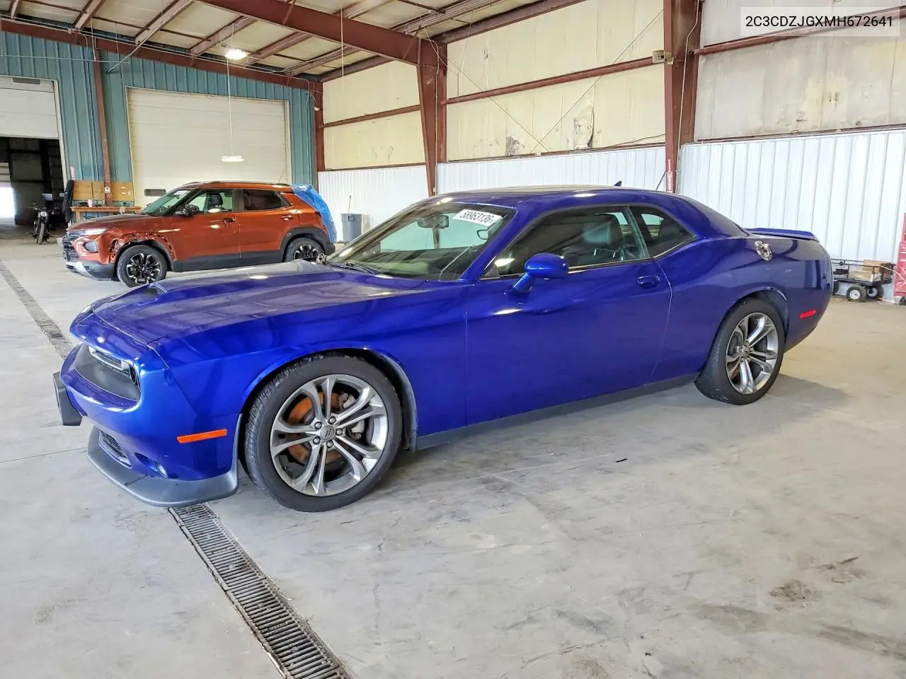 2021 Dodge Challenger Gt VIN: 2C3CDZJGXMH672641 Lot: 58963136