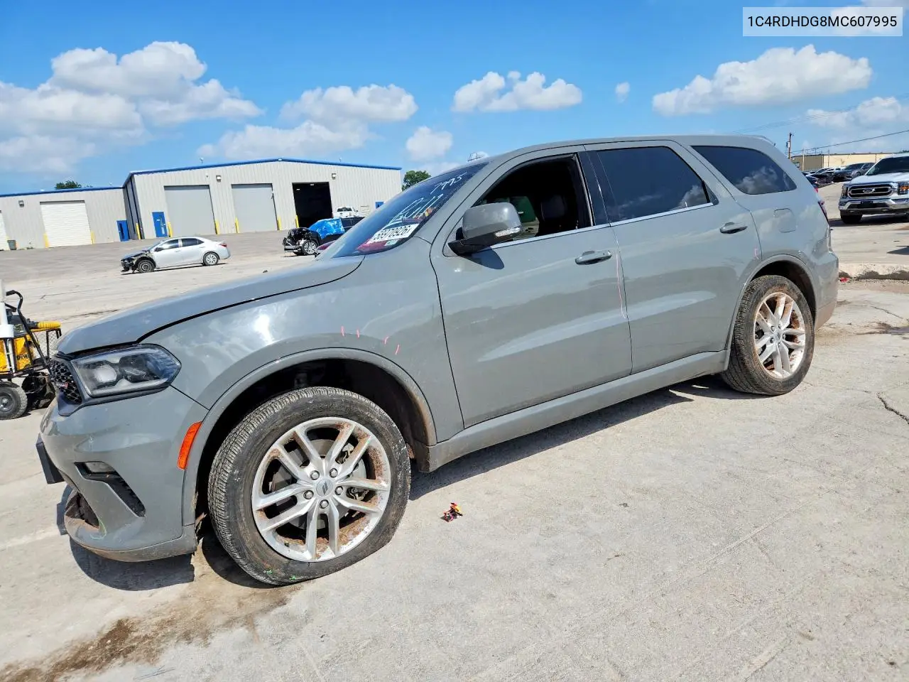 2021 Dodge Durango Gt VIN: 1C4RDHDG8MC607995 Lot: 58970926