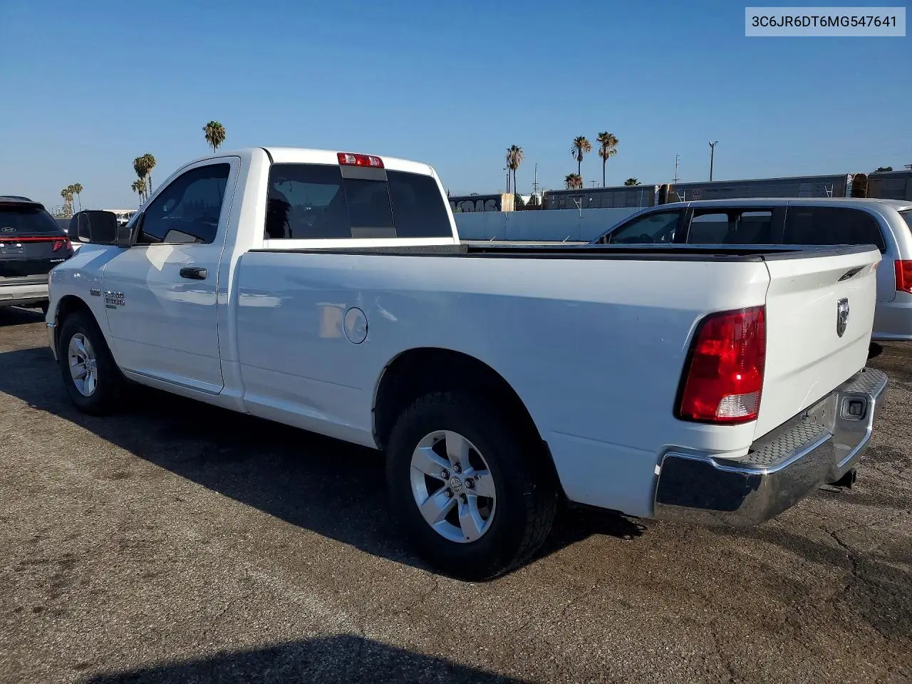 2021 Dodge 1500 Ram V VIN: 3C6JR6DT6MG547641 Lot: 61194946