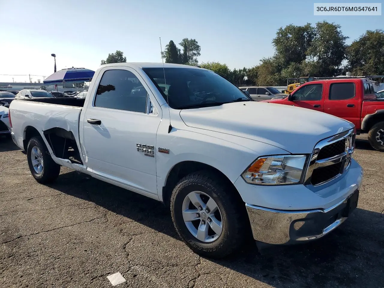 2021 Dodge 1500 Ram V VIN: 3C6JR6DT6MG547641 Lot: 61194946