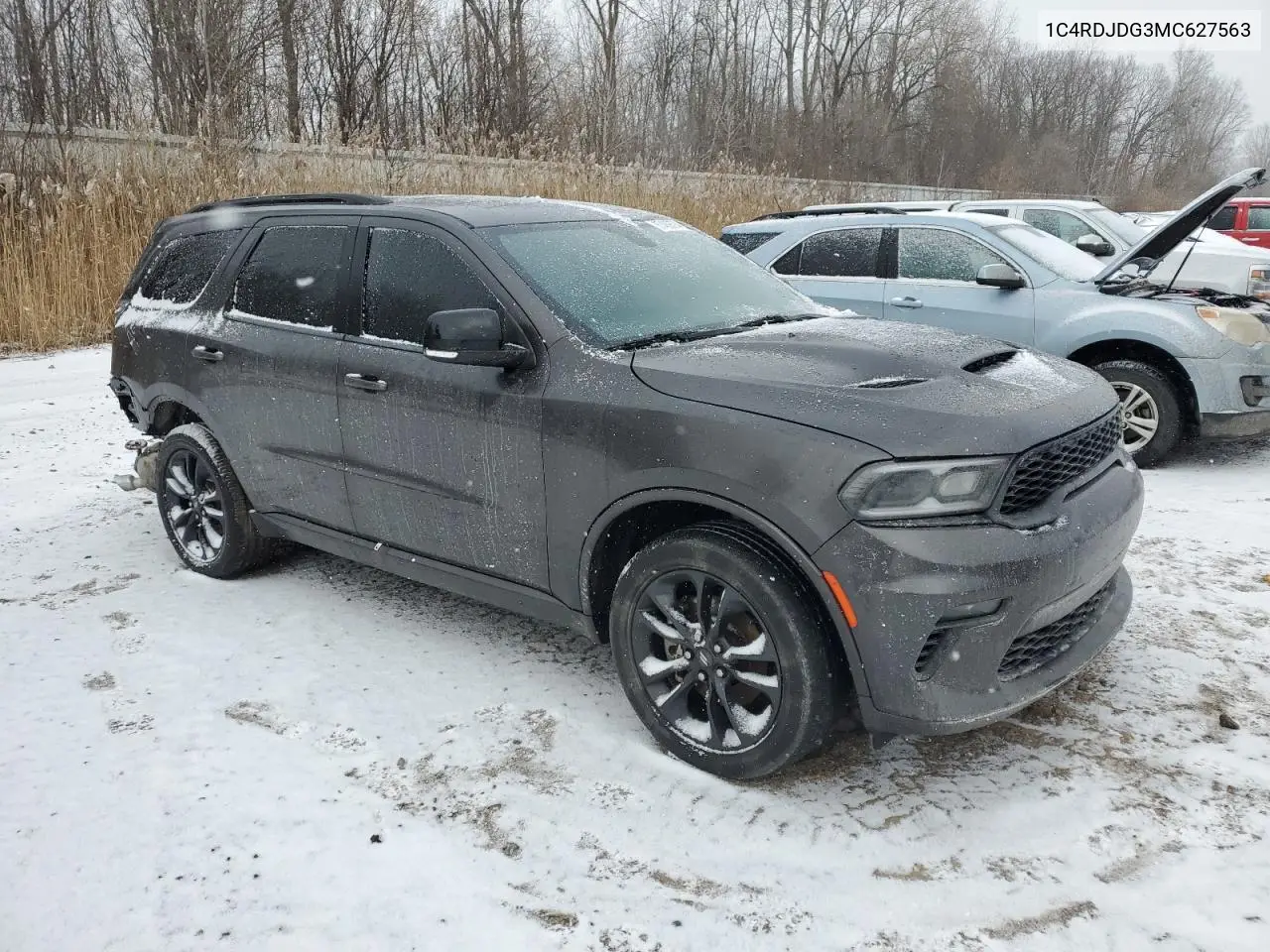 2021 Dodge Durango Gt VIN: 1C4RDJDG3MC627563 Lot: 87489574