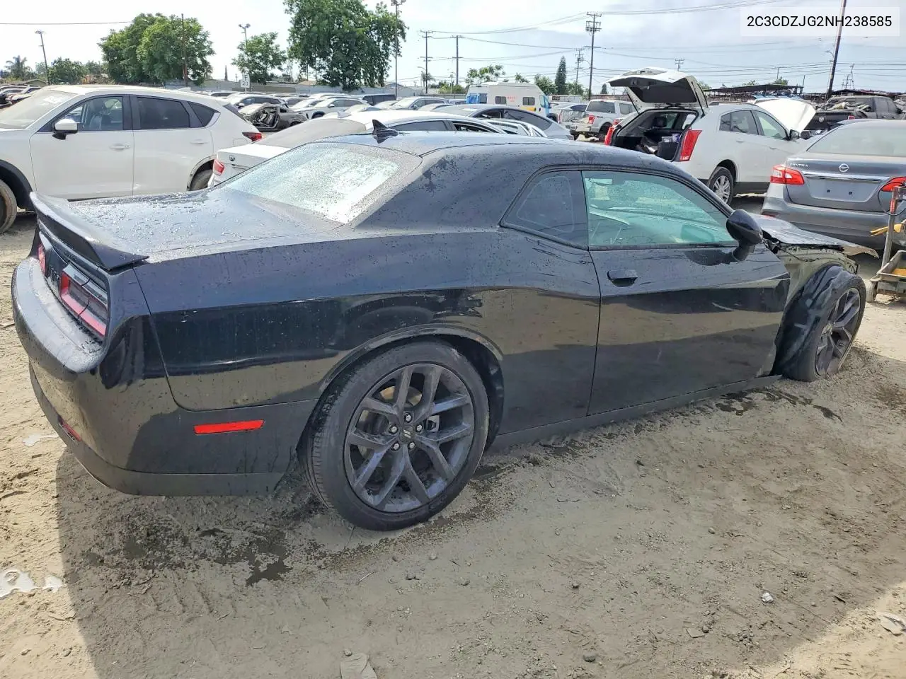 2022 Dodge Challenger Gt VIN: 2C3CDZJG2NH238585 Lot: 55021586