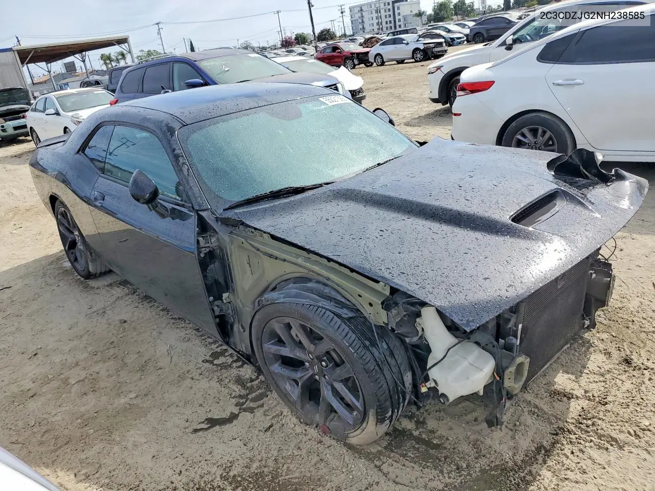 2022 Dodge Challenger Gt VIN: 2C3CDZJG2NH238585 Lot: 55021586