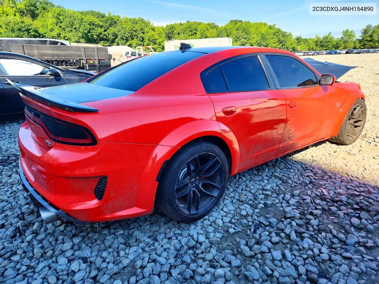 2022 Dodge Charger Scat Pack VIN: 2C3CDXGJ4NH154890 Lot: 56516516