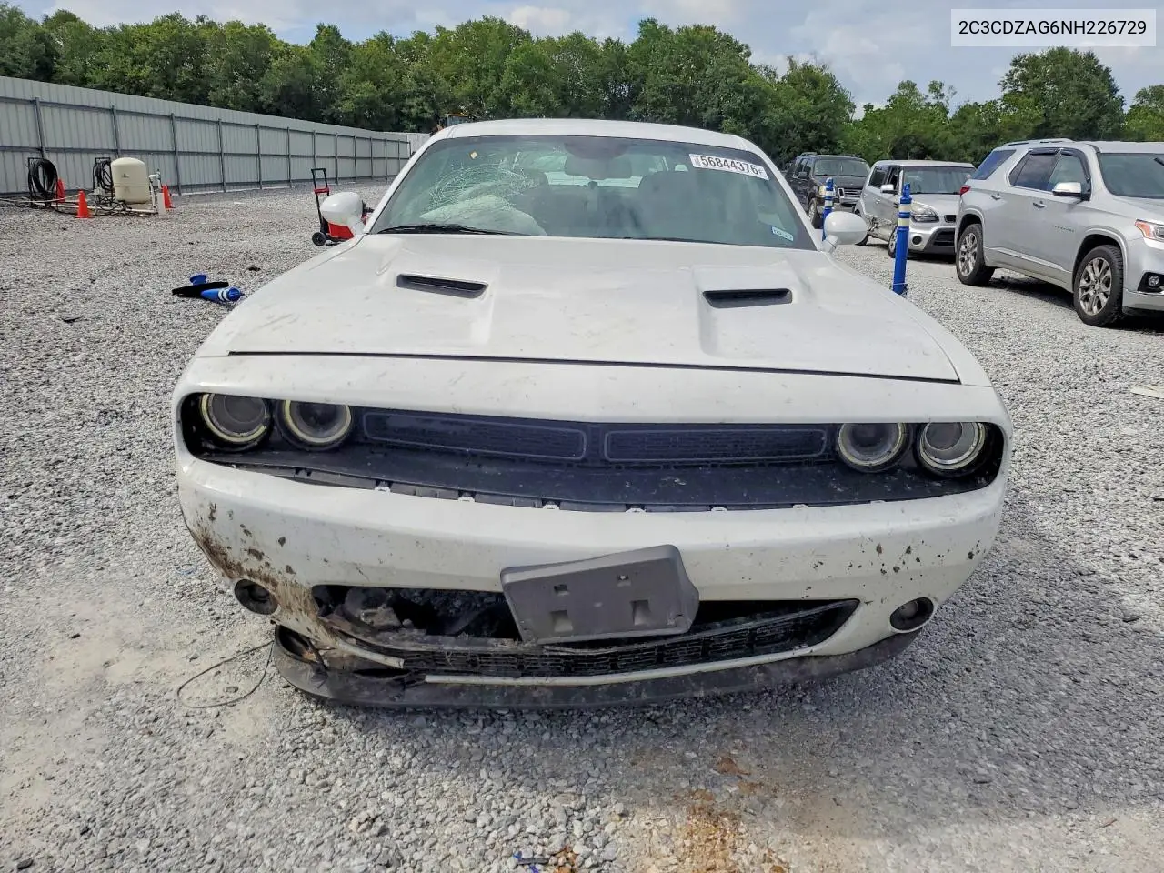 2022 Dodge Challenger Sxt VIN: 2C3CDZAG6NH226729 Lot: 56844376