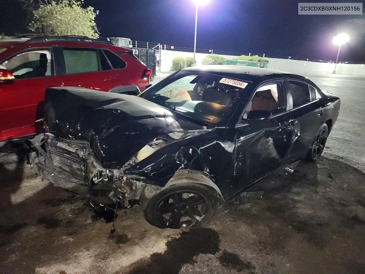 2022 Dodge Charger Sxt Rwd VIN: 2C3CDXBGXNH120156 Lot: 45384924