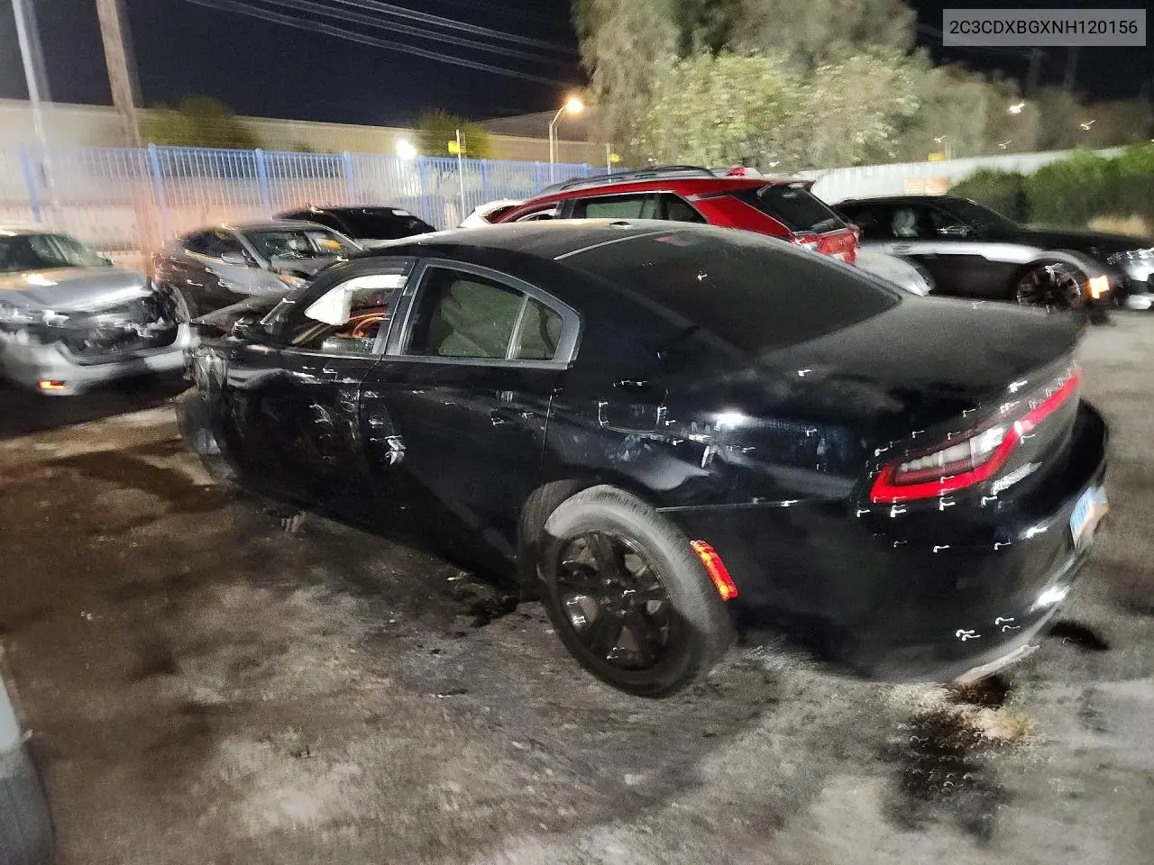 2022 Dodge Charger Sxt Rwd VIN: 2C3CDXBGXNH120156 Lot: 45384924