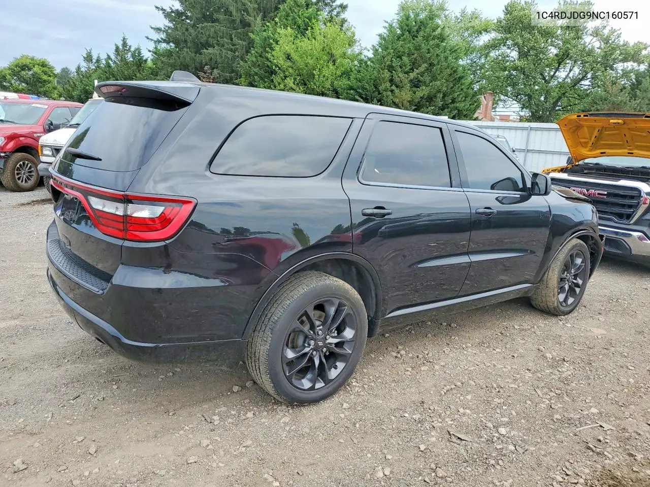 2022 Dodge Durango Gt VIN: 1C4RDJDG9NC160571 Lot: 57845686