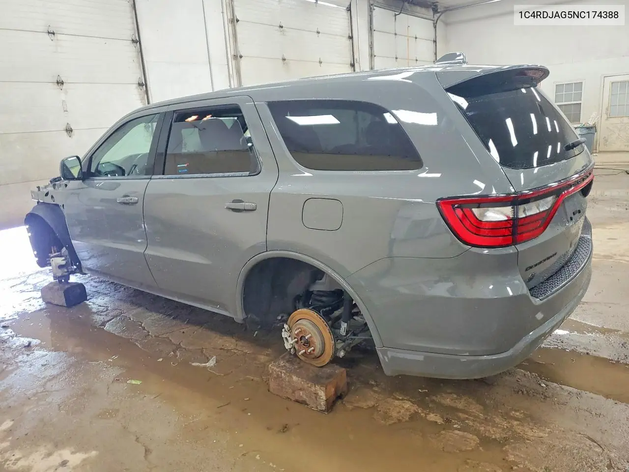 2022 Dodge Durango Sxt VIN: 1C4RDJAG5NC174388 Lot: 58406556