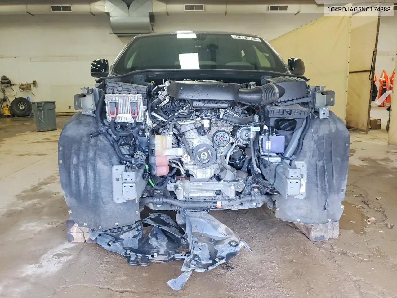 2022 Dodge Durango Sxt VIN: 1C4RDJAG5NC174388 Lot: 58406556