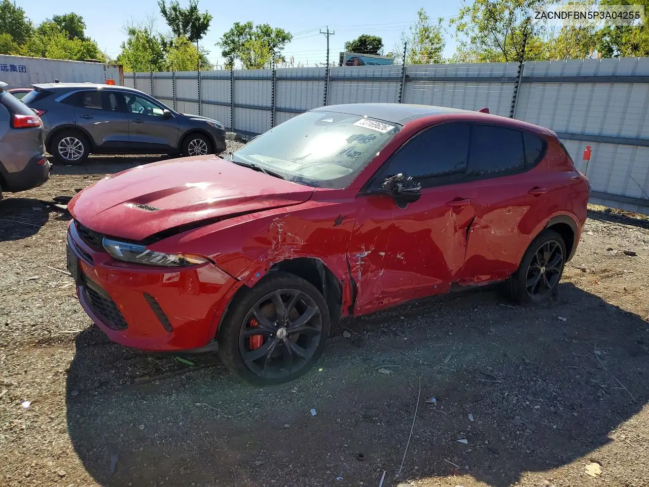 2023 Dodge Hornet Gt Plus VIN: ZACNDFBN5P3A04255 Lot: 53169626