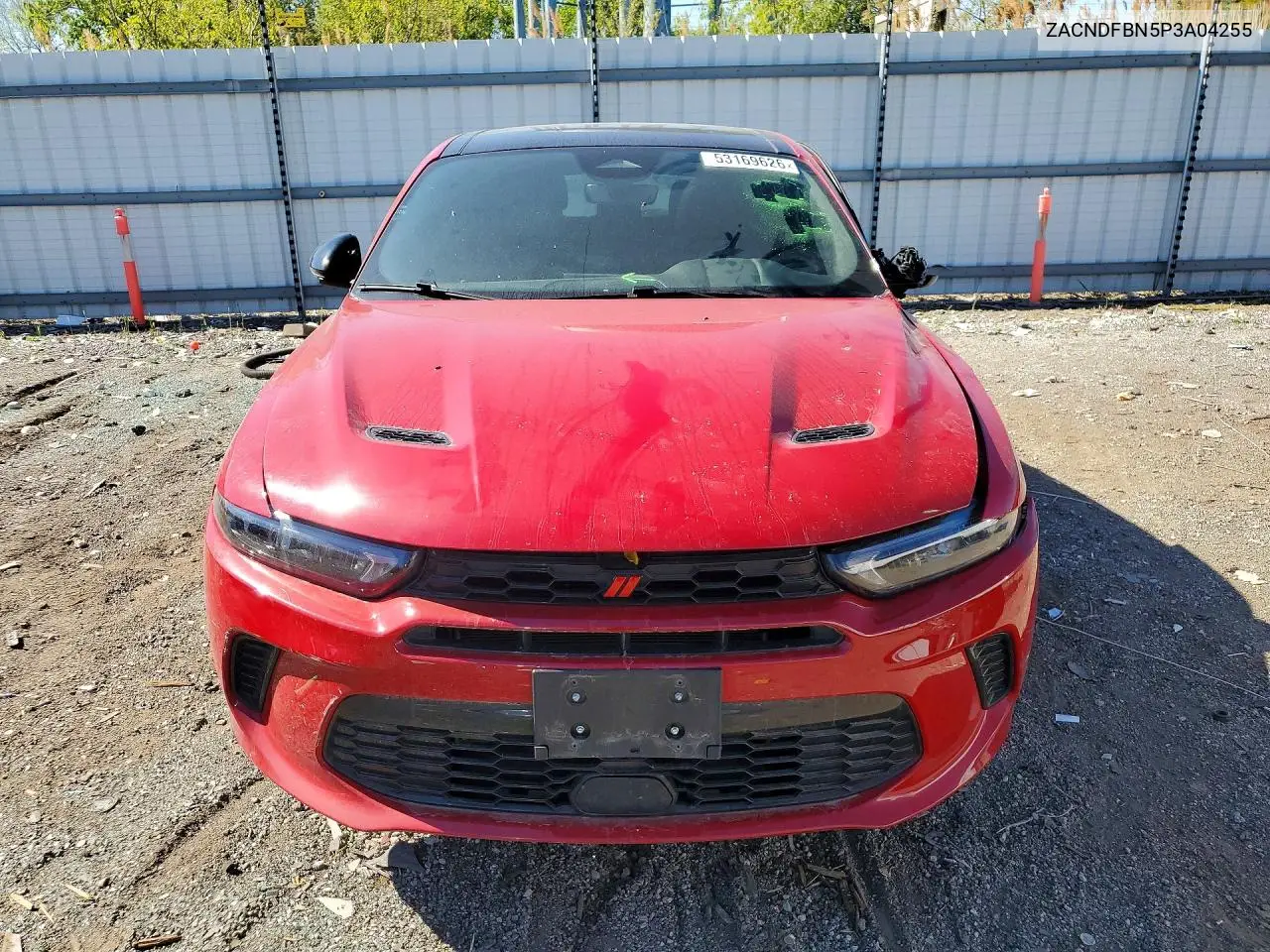 2023 Dodge Hornet Gt Plus VIN: ZACNDFBN5P3A04255 Lot: 53169626