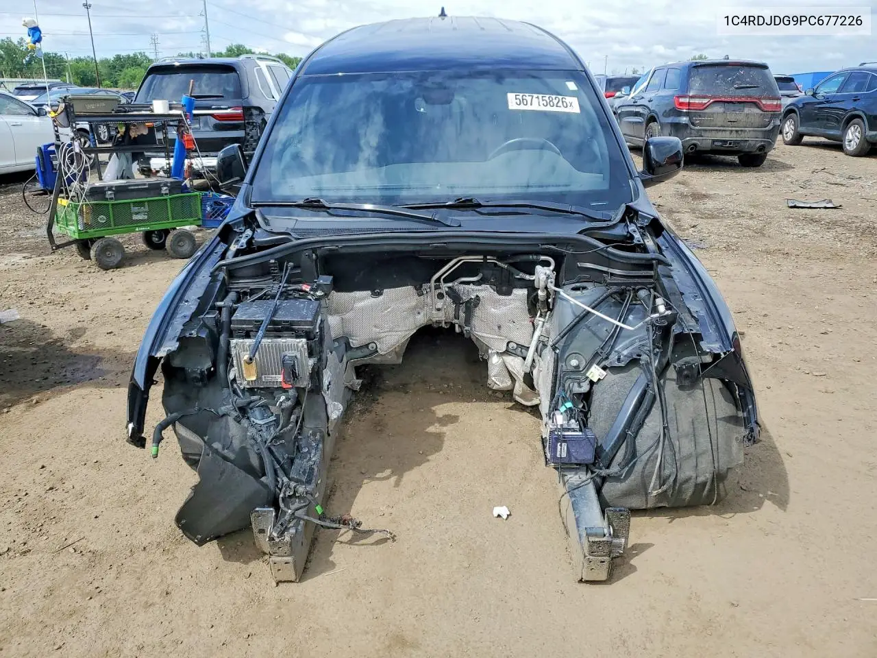 2023 Dodge Durango Gt VIN: 1C4RDJDG9PC677226 Lot: 56715826