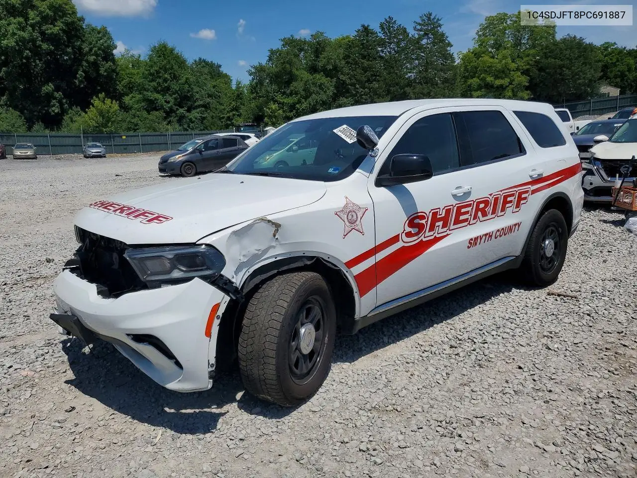 1C4SDJFT8PC691887 2023 Dodge Durango Pursuit