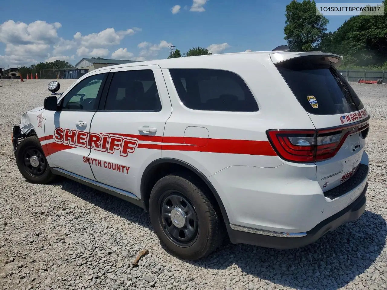 1C4SDJFT8PC691887 2023 Dodge Durango Pursuit