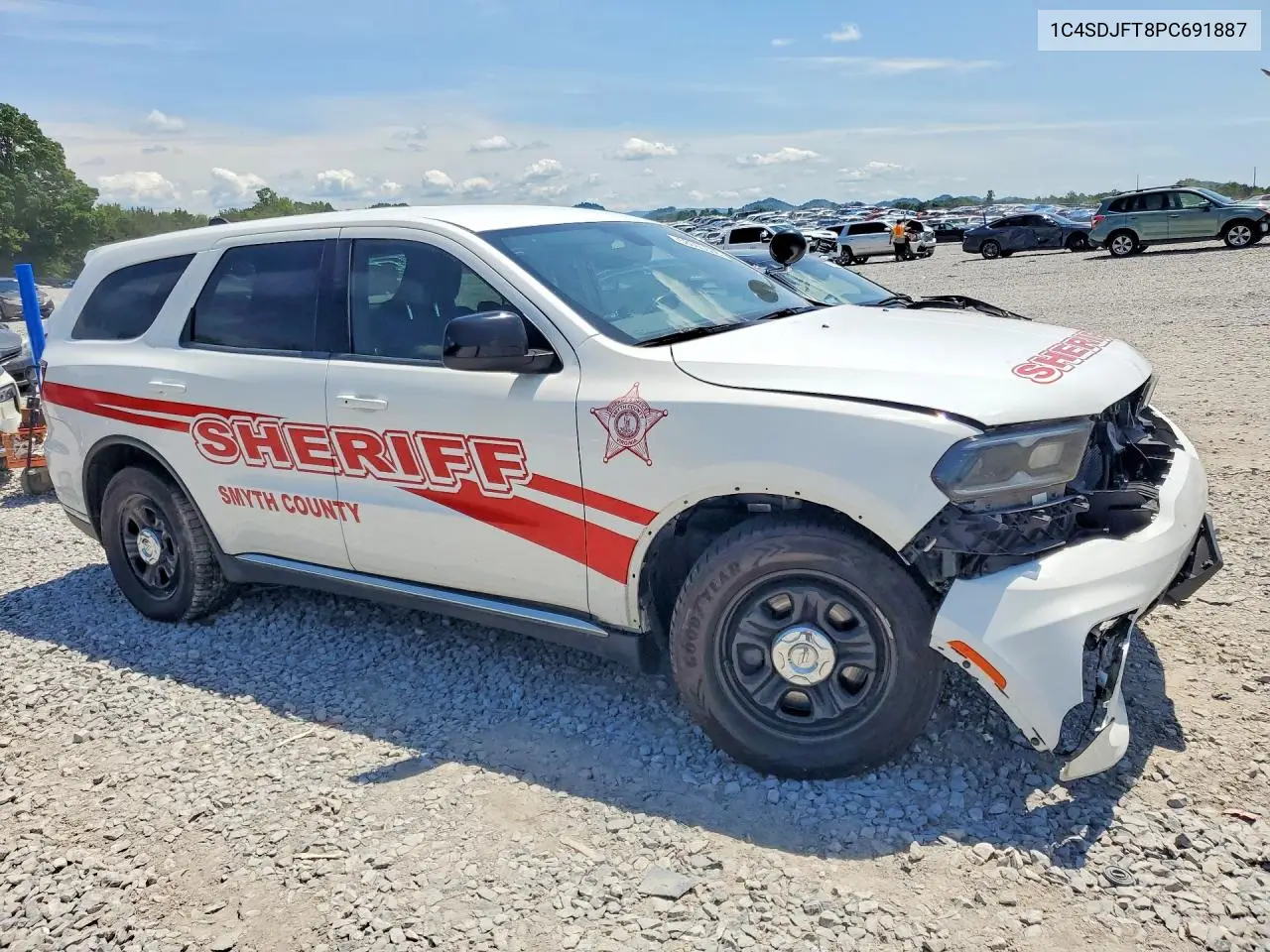1C4SDJFT8PC691887 2023 Dodge Durango Pursuit