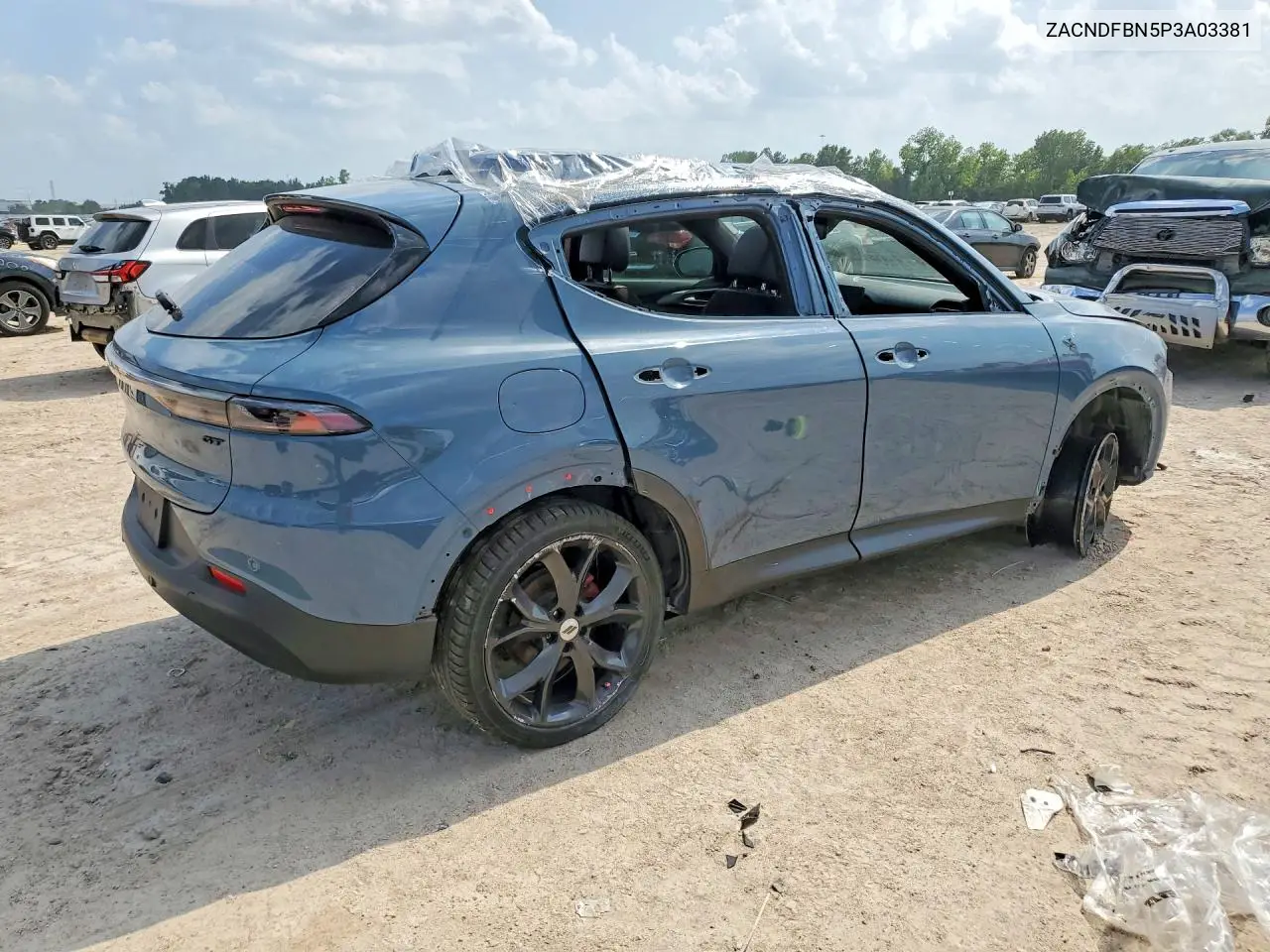 2023 Dodge Hornet Gt Plus VIN: ZACNDFBN5P3A03381 Lot: 58090046