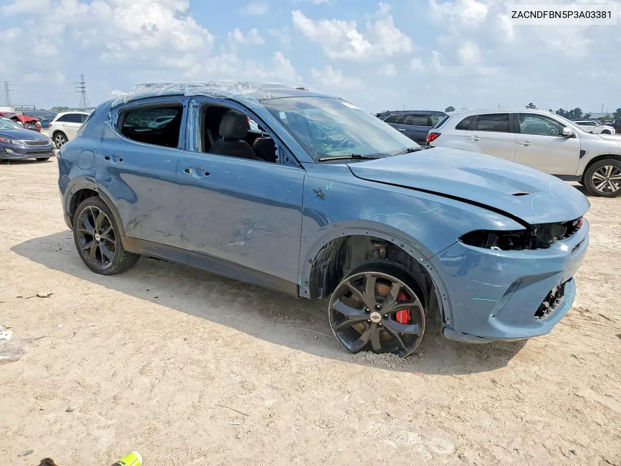 2023 Dodge Hornet Gt Plus VIN: ZACNDFBN5P3A03381 Lot: 58090046