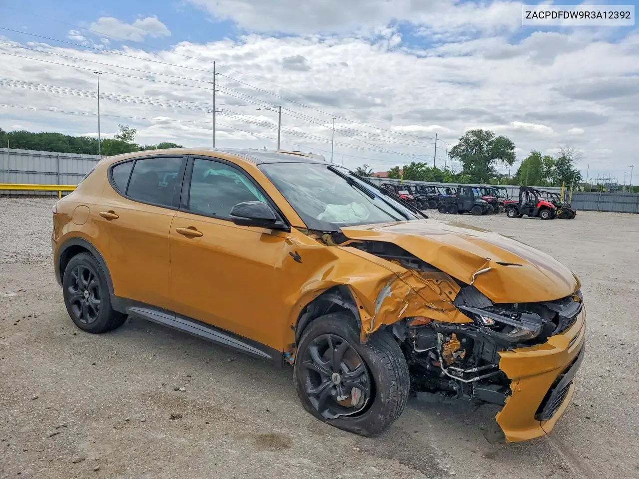 2024 Dodge Hornet R VIN: ZACPDFDW9R3A12392 Lot: 54396866