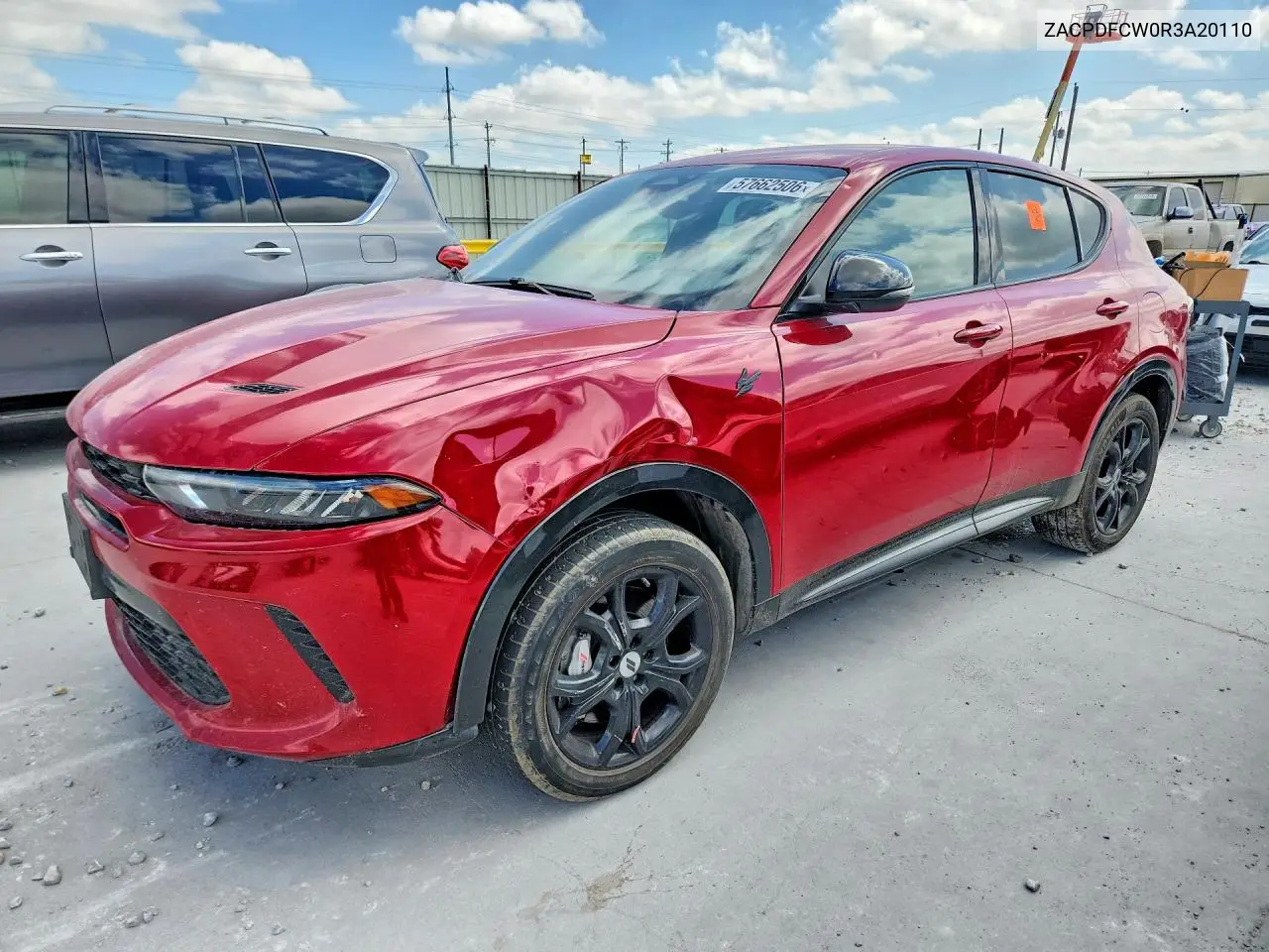 2024 Dodge Hornet R VIN: ZACPDFCW0R3A20110 Lot: 57662506
