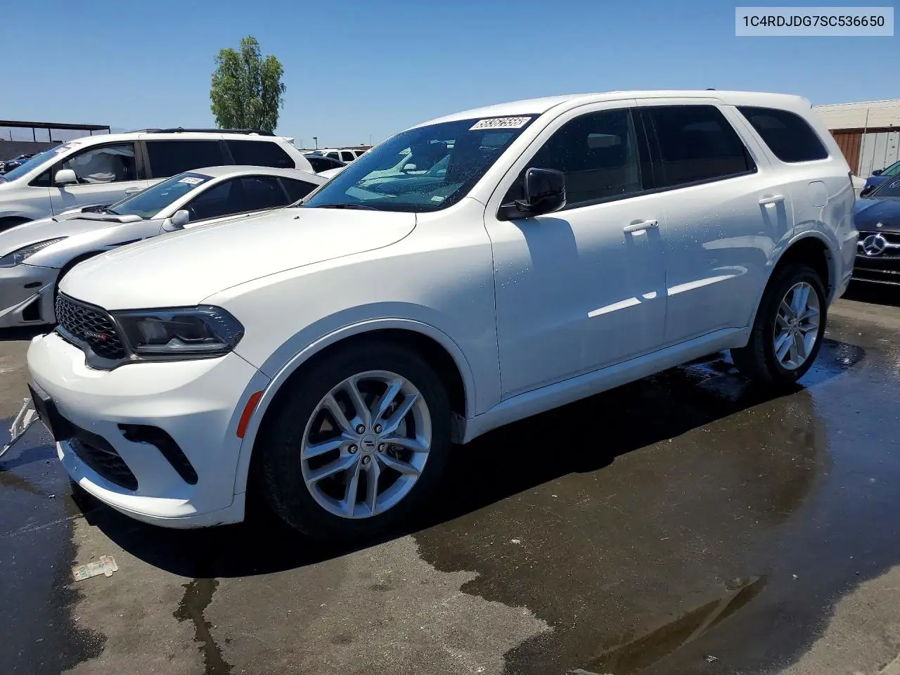2025 Dodge Durango Gt VIN: 1C4RDJDG7SC536650 Lot: 58362556