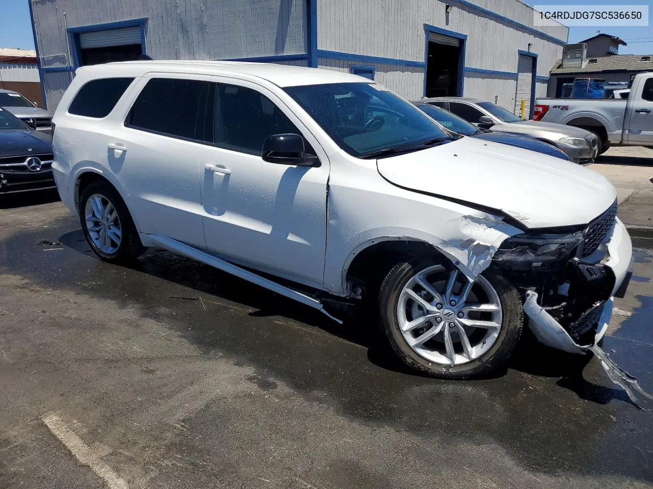 2025 Dodge Durango Gt VIN: 1C4RDJDG7SC536650 Lot: 58362556