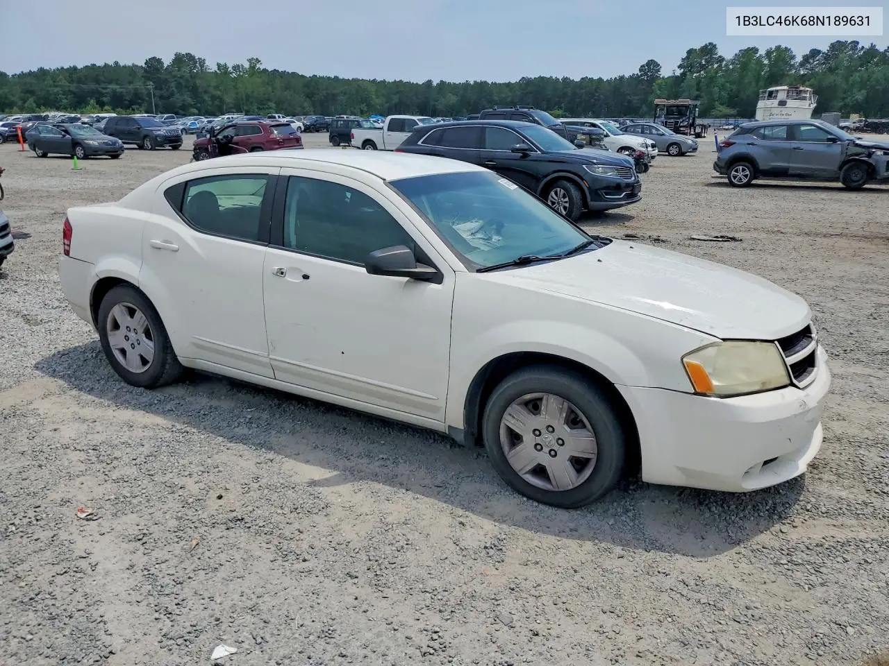 2008 Dodge Avenger Se VIN: 1B3LC46K68N189631 Lot: 56456056