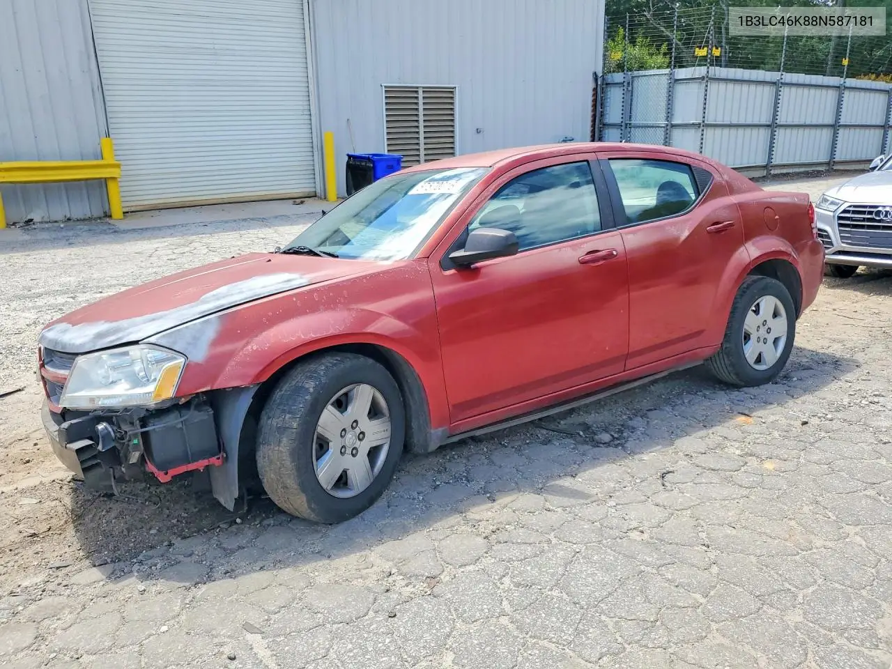 2008 Dodge Avenger Se VIN: 1B3LC46K88N587181 Lot: 57570016