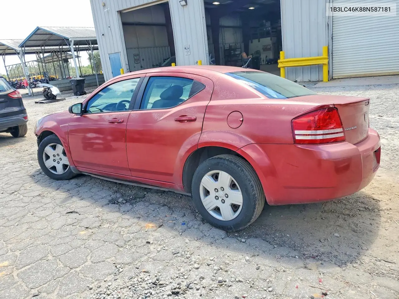 2008 Dodge Avenger Se VIN: 1B3LC46K88N587181 Lot: 57570016