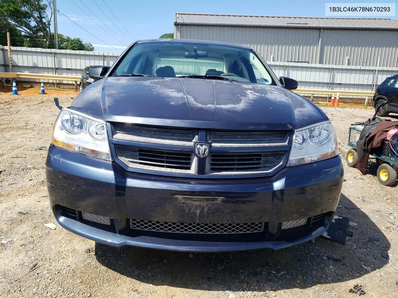 2008 Dodge Avenger Se VIN: 1B3LC46K78N670293 Lot: 57943506