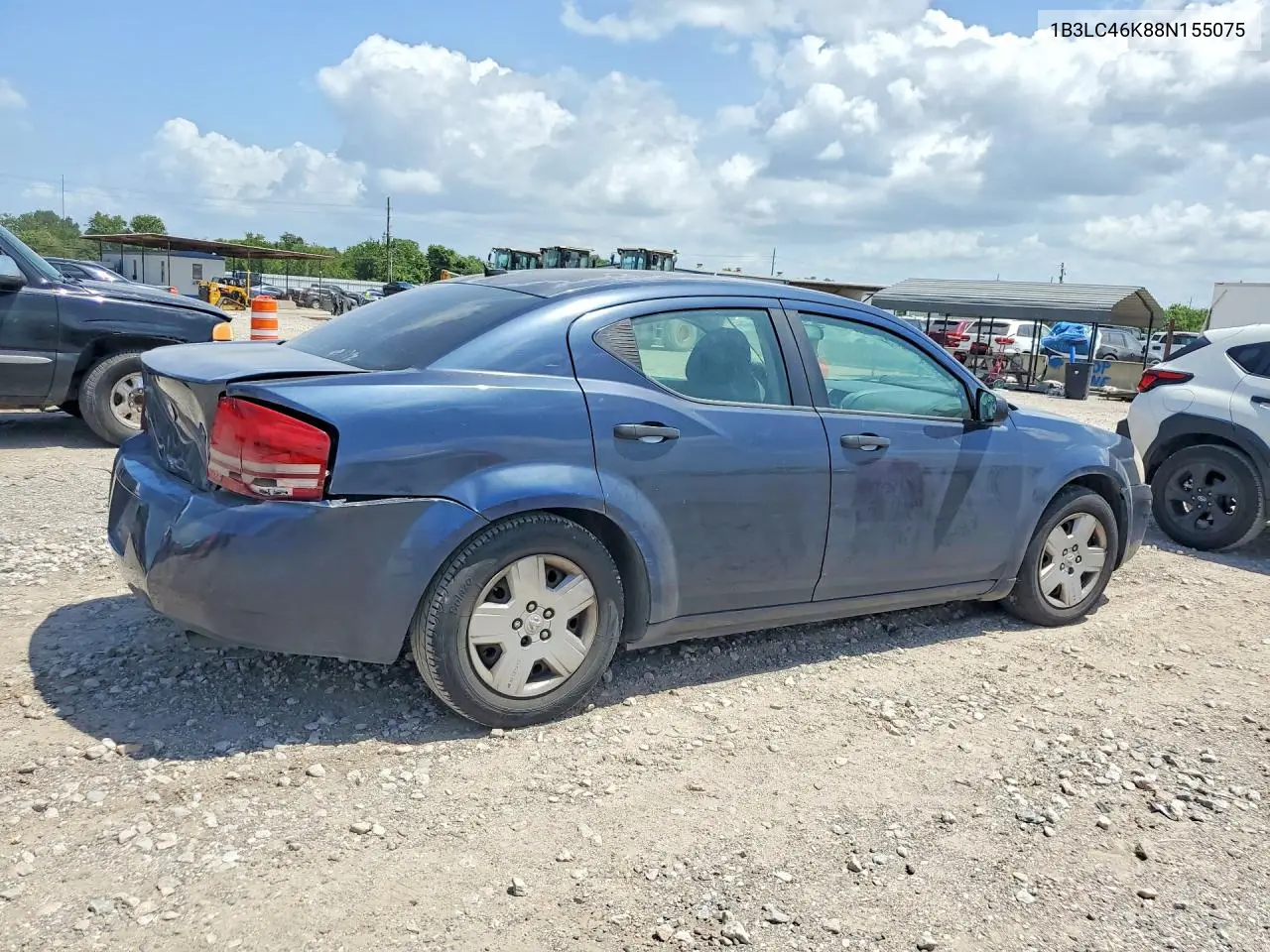 2008 Dodge Avenger Se VIN: 1B3LC46K88N155075 Lot: 58975826