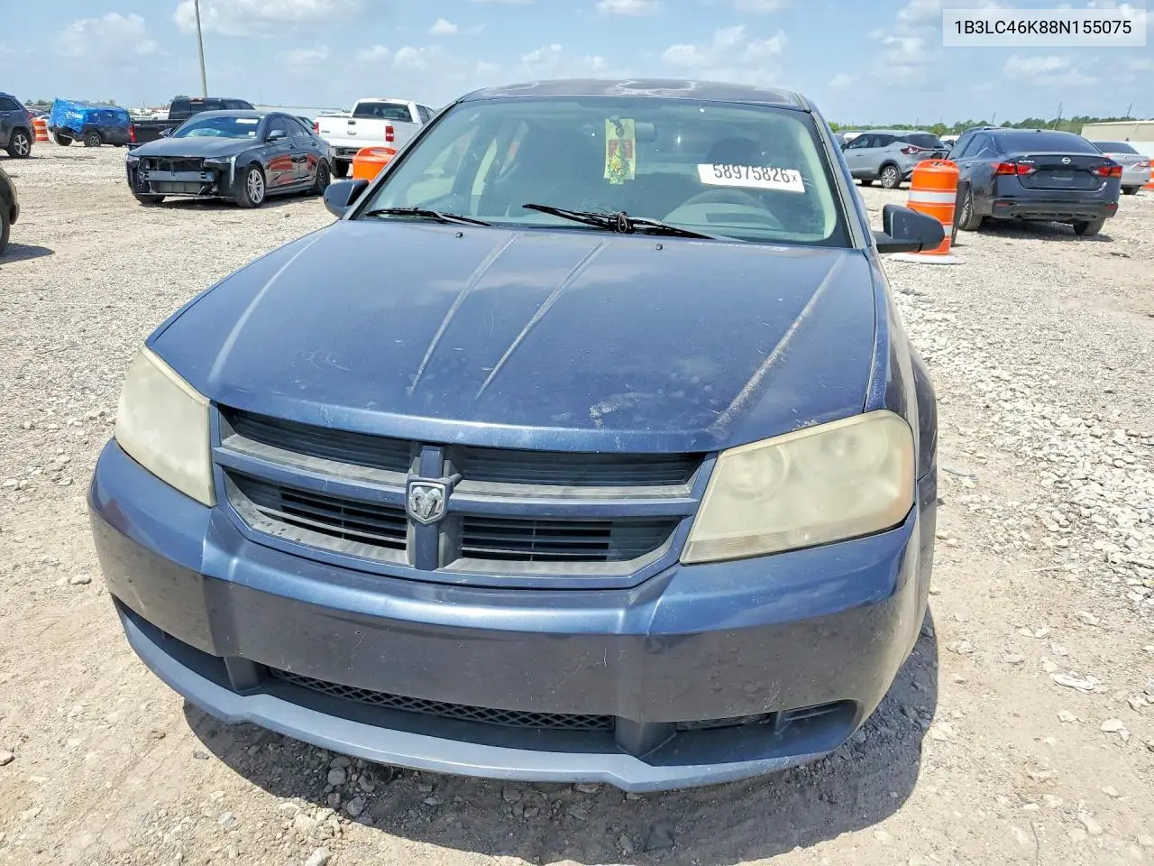 2008 Dodge Avenger Se VIN: 1B3LC46K88N155075 Lot: 58975826