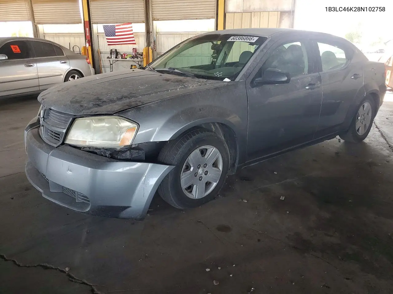 2008 Dodge Avenger Se VIN: 1B3LC46K28N102758 Lot: 60386866