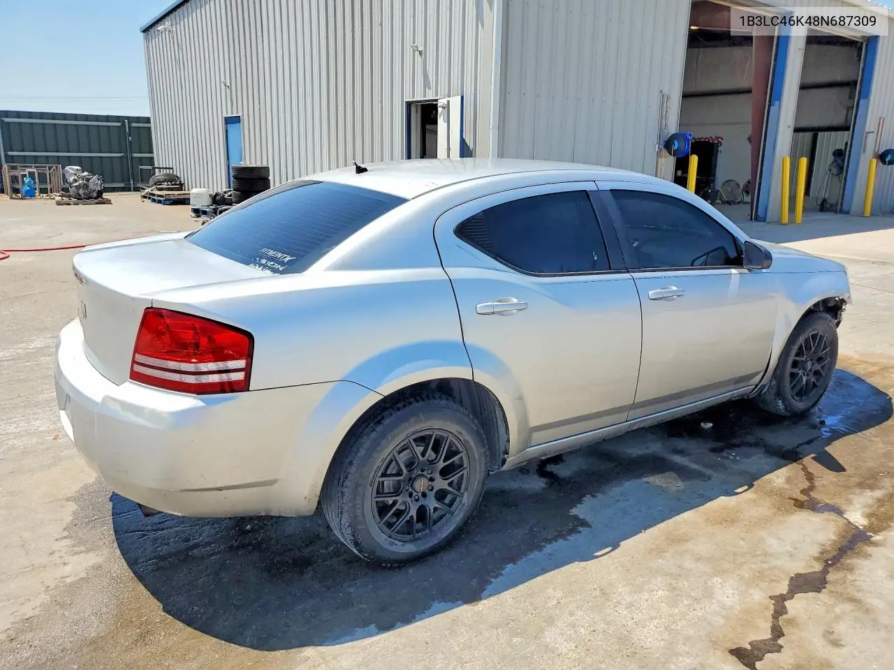 2008 Dodge Avenger Se VIN: 1B3LC46K48N687309 Lot: 61028646