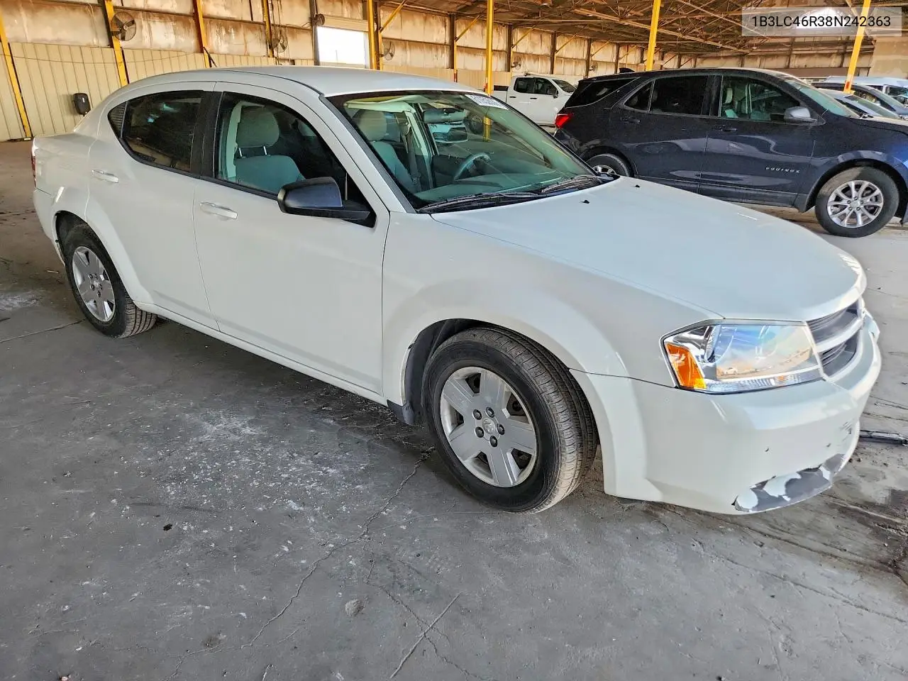 2008 Dodge Avenger Se VIN: 1B3LC46R38N242363 Lot: 61052636