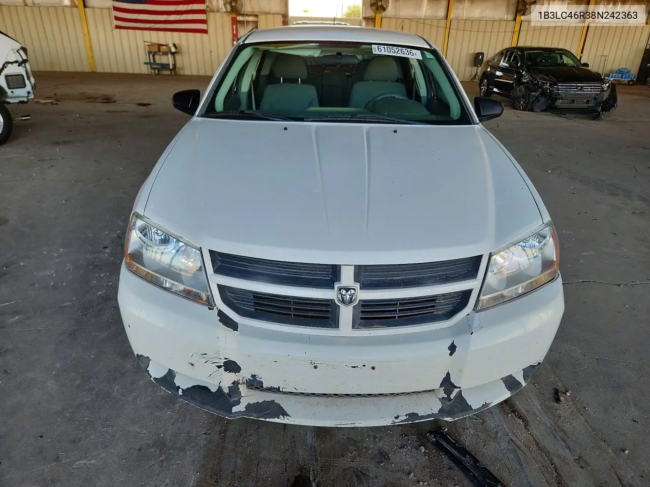 2008 Dodge Avenger Se VIN: 1B3LC46R38N242363 Lot: 61052636
