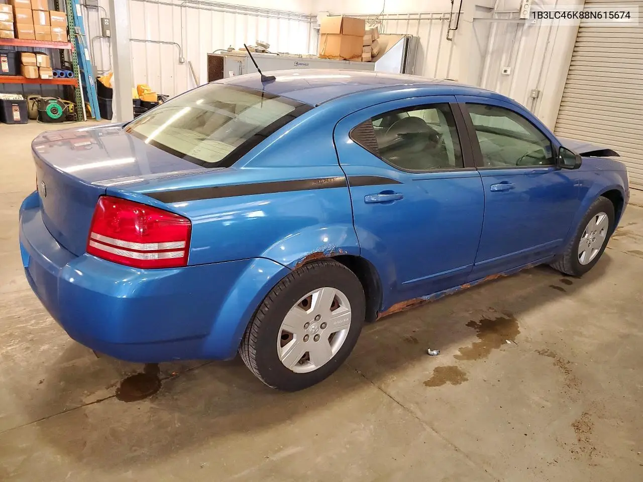 2008 Dodge Avenger Se VIN: 1B3LC46K88N615674 Lot: 61308286
