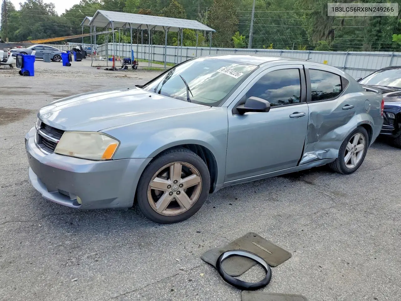2008 Dodge Avenger Sxt VIN: 1B3LC56RX8N249266 Lot: 61874226