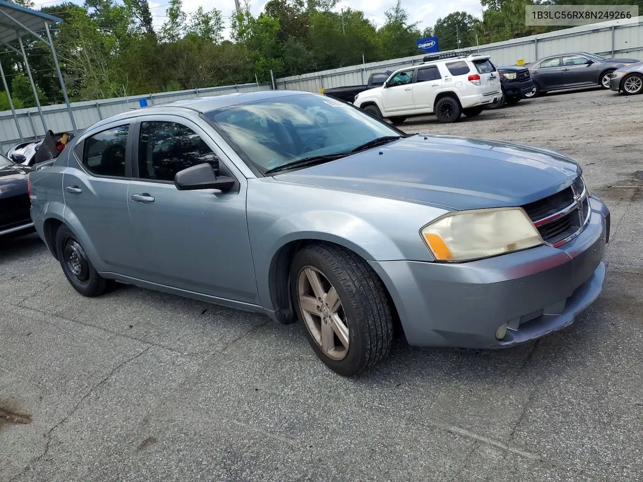 2008 Dodge Avenger Sxt VIN: 1B3LC56RX8N249266 Lot: 61874226