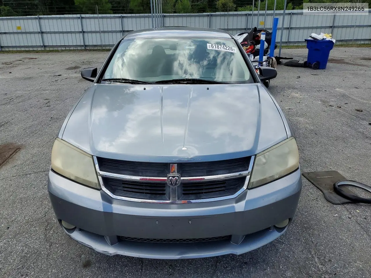 2008 Dodge Avenger Sxt VIN: 1B3LC56RX8N249266 Lot: 61874226