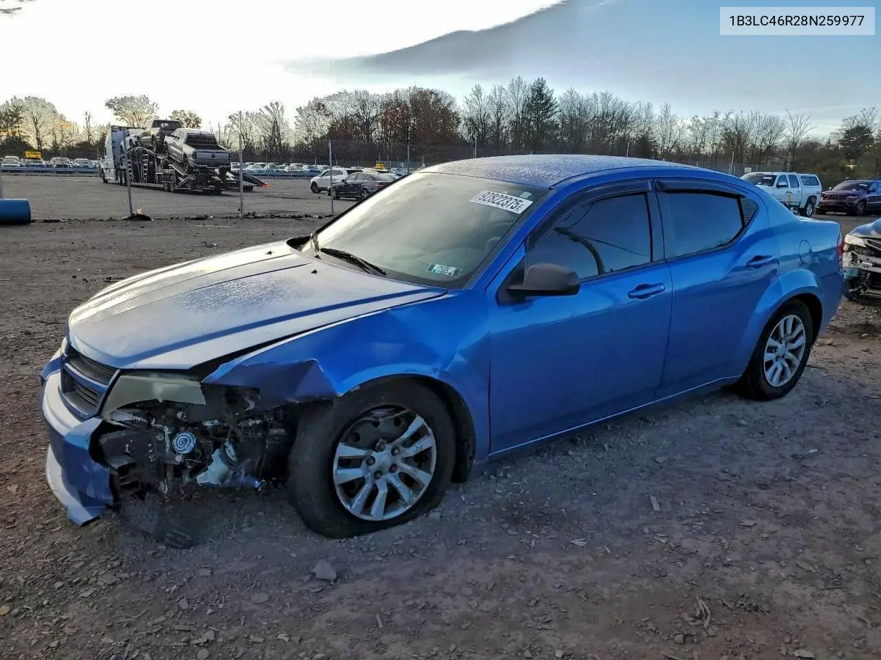1B3LC46R28N259977 2008 Dodge Avenger Se