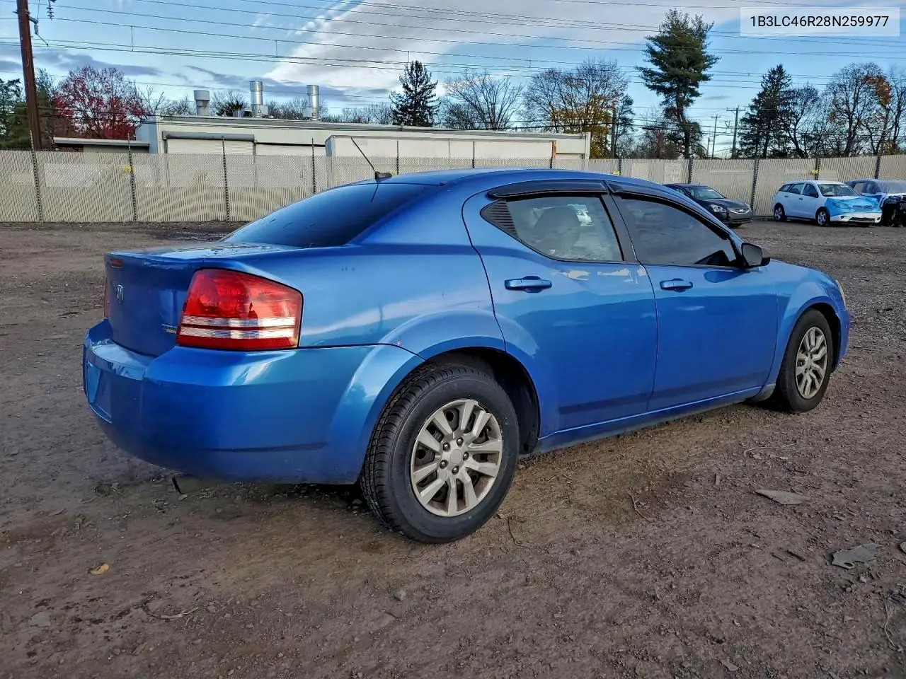 1B3LC46R28N259977 2008 Dodge Avenger Se